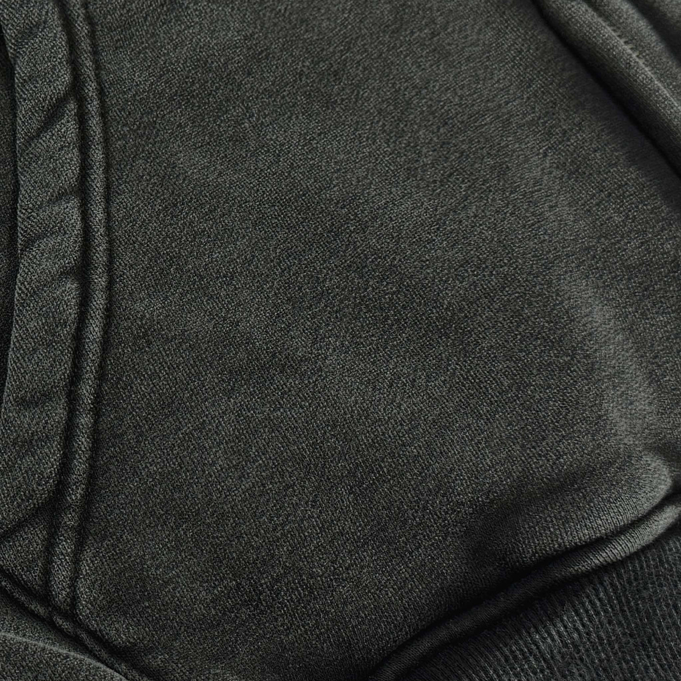 Snow Washed Zip-Through Fleece Hoodie